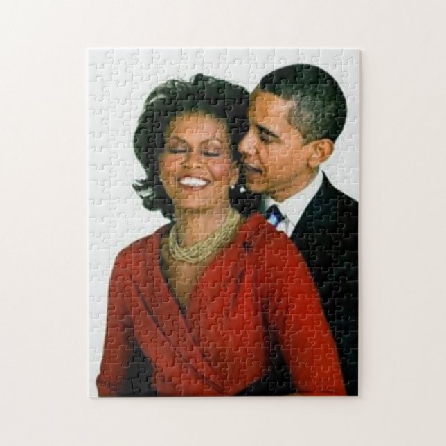 PUZZLE PRÉSIDENT OBAMA ET PREMIER LADY-PUZZLE (Vertical)