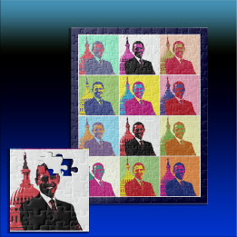 Puzzle Président Obama Pop Art