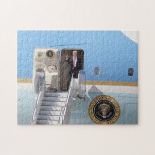 Puzzle President Trump Steps Off Air Force One