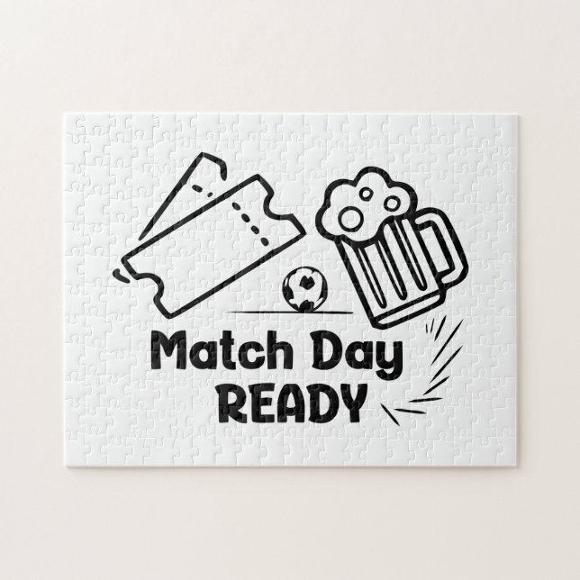 Puzzle Prêt pour le jour du match (Horizontal)