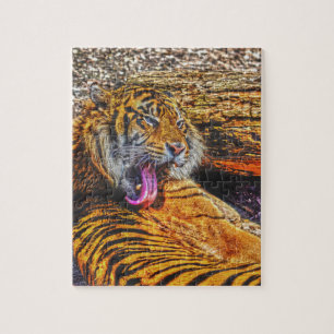Puzzle Prévenir Tigre de Sumatran Big Cat Art de la faune