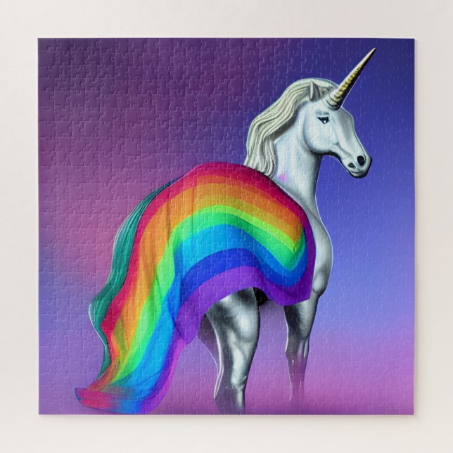 Puzzle Pride Unicorn (Vertical)