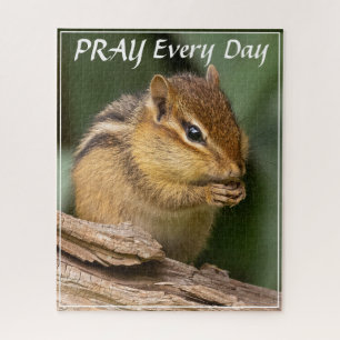 Puzzle Priez chaque jour Chipmunk