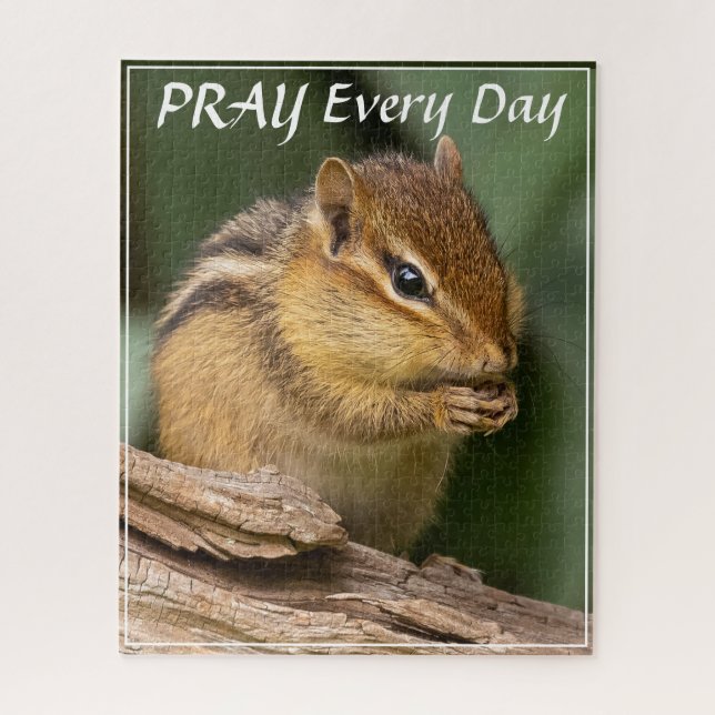 Puzzle Priez chaque jour Chipmunk (Vertical)