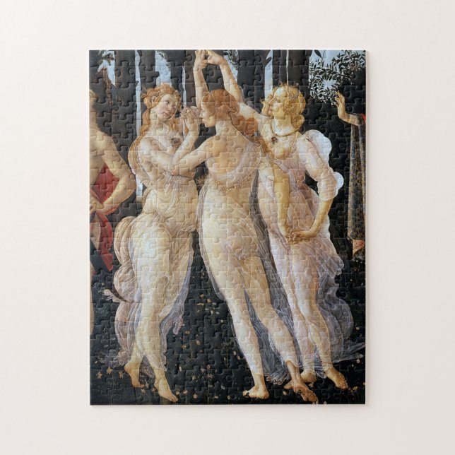 Puzzle Primavera (détail), Sandro Botticelli, 1482 (Vertical)