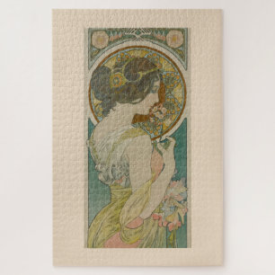 Puzzle Primrose par Alphonse Mucha (1899)