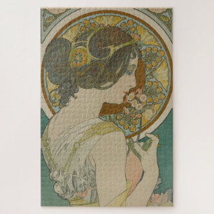 Puzzle Primrose par Alphonse Mucha (1899)
