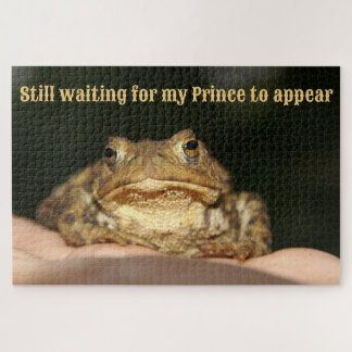 Puzzle Prince Frog ou crapaud juste en attente