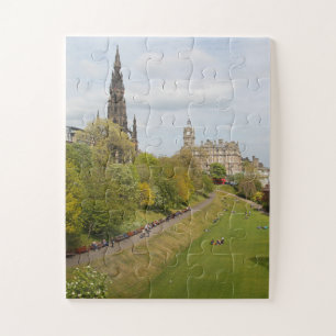 Puzzle Princes Street Gardens, Édimbourg, Écosse