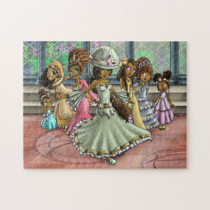 Puzzle Princesse afro-américaine