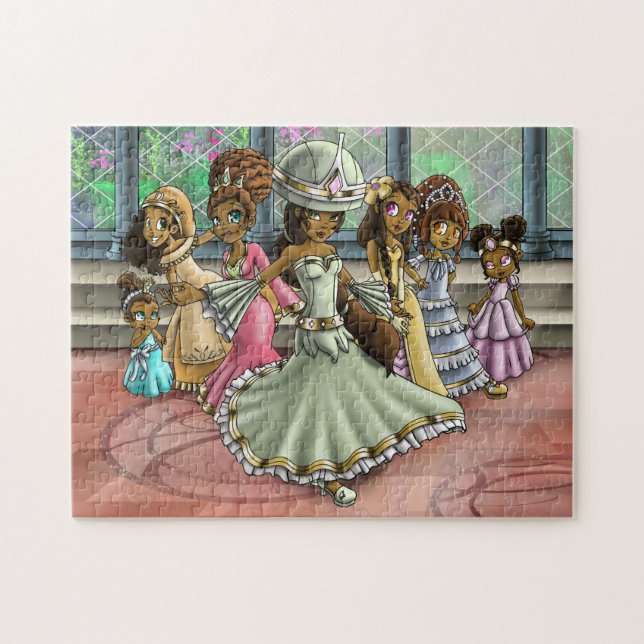 Puzzle Princesse afro-américaine (Horizontal)