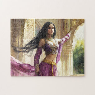 Puzzle Princesse de Fantaisie Arabe Art Palais Enchanté