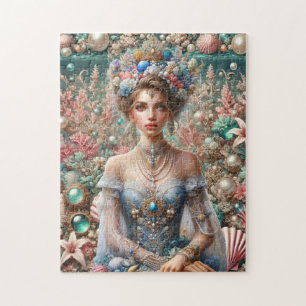 Puzzle Princesse de la Mer Coquillage Bijou Royal Plage