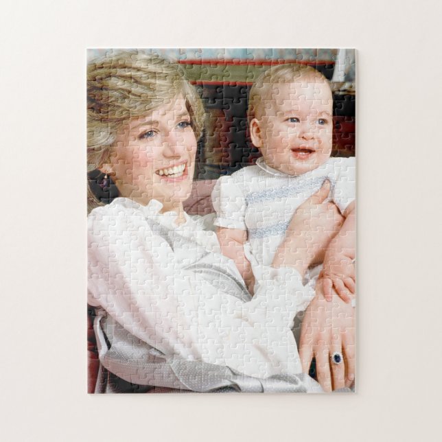 Puzzle Princesse Diana et Prince William (Vertical)