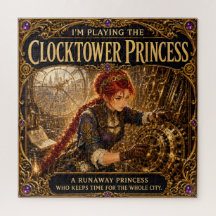 Princesse du Clocher Steampunk Héroïne de Jeu de R
