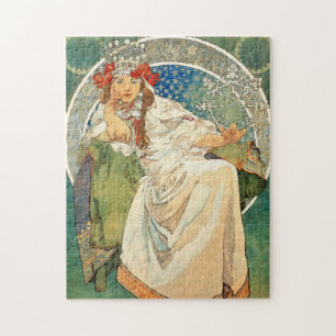 Puzzle Princesse Hyacinth d'Alphonse Mucha