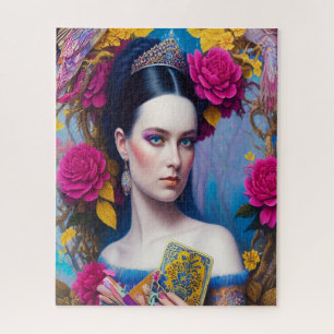 Puzzle Princesse montrant son sac à main