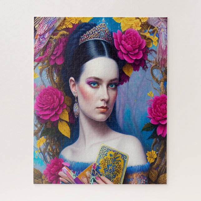 Puzzle Princesse montrant son sac à main (Vertical)