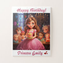 Princesse personnalisée [Nom] Anniversaire