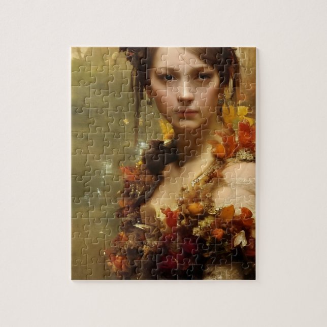 Puzzle princesse renaissance d'automne (Vertical)