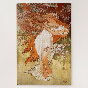 Puzzle Printemps 1896 : Un art nouveau de Mucha
