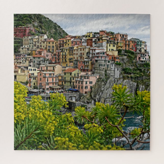Puzzle Printemps à Manarola, Italie - 20x20 - 676 pcs. (Vertical)