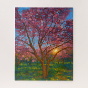 Puzzle Printemps Éveil - Paysage de l'arbre florissant