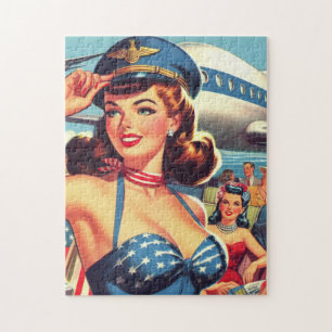 Puzzle Prise vintage du pilote