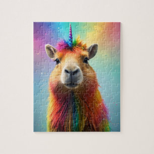 Puzzle Prismhorn : Le Capybaraicorn Arc-en-ciel,
