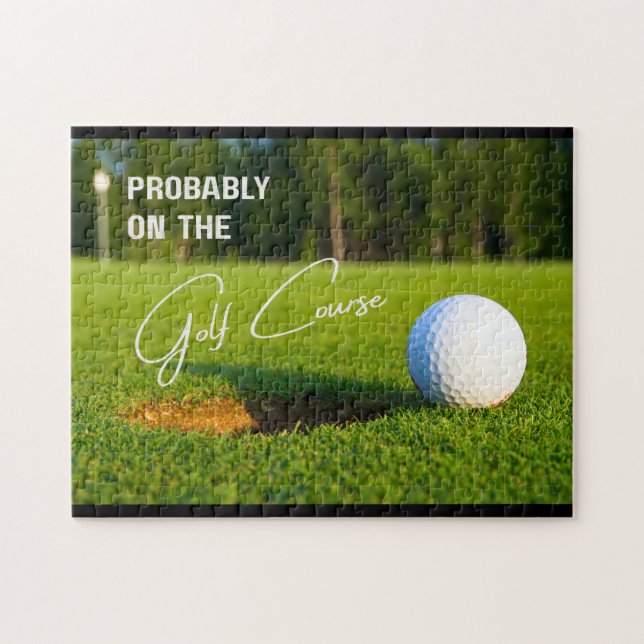 Puzzle Probablement sur le terrain de golf amateurs de go (Horizontal)