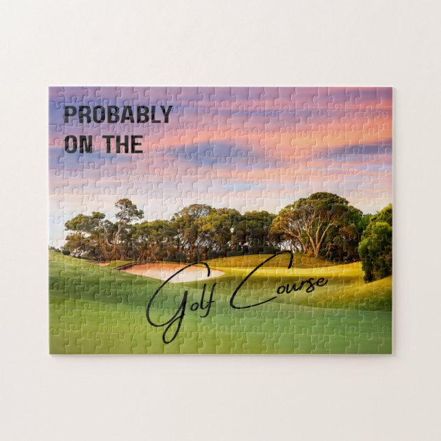 Puzzle Probablement sur le terrain de golf Amateurs de go (Horizontal)
