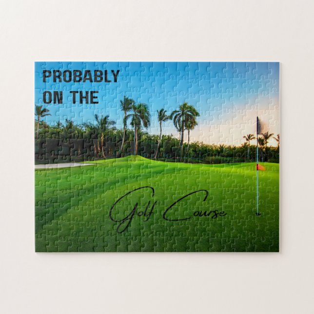 Puzzle Probablement sur le terrain de golf Amoureux du go (Horizontal)