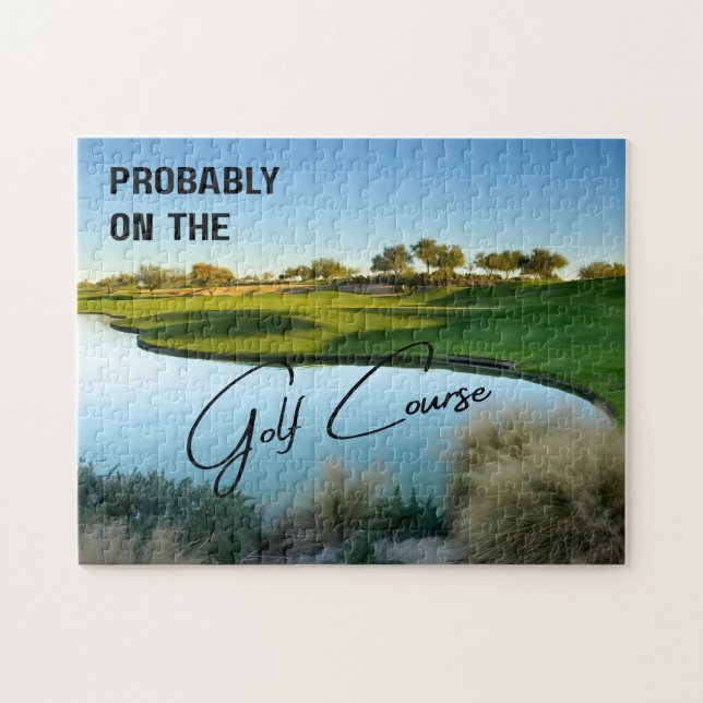 Puzzle Probablement sur le terrain de golf Amoureux du go (Horizontal)