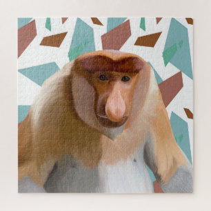 Puzzle Proboscis Singe Espèces en voie de disparition