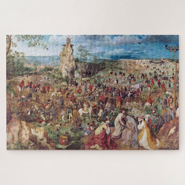 Puzzle Procession au Calvaire, Pieter Bruegel (Horizontal)