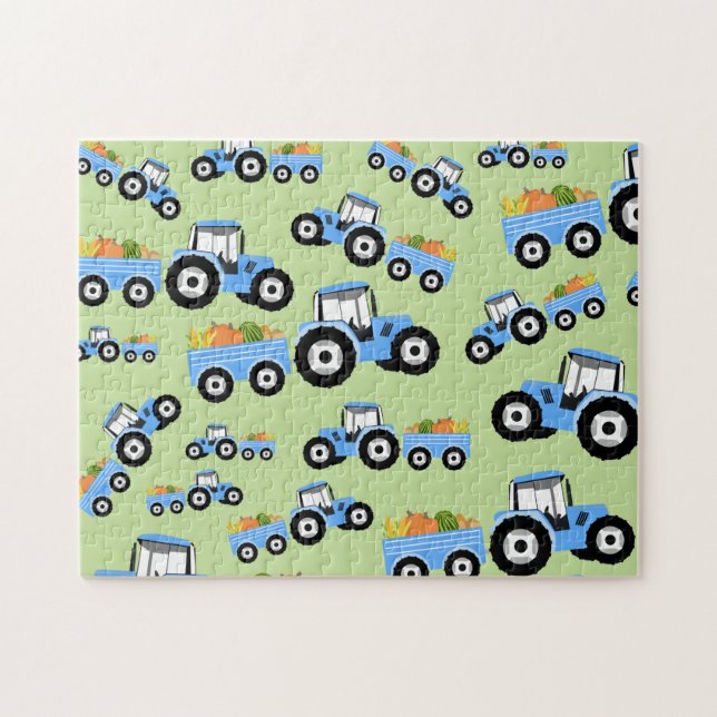 Puzzle Production de Camion Blue Tracteur (Horizontal)