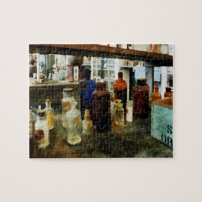 Puzzle Produits chimiques incorporés en bouteilles (Horizontal)