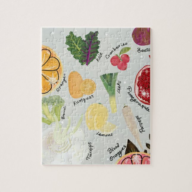 Puzzle Produits d'hiver (Vertical)