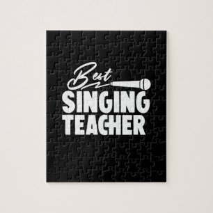 Puzzle Professeur Cadeaux   Meilleur professeur de chant