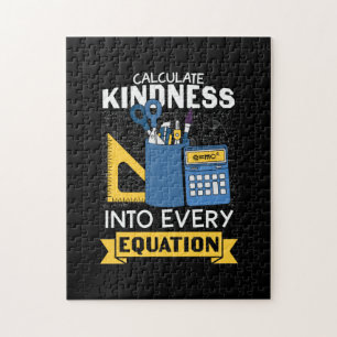Puzzle Professeur de mathématiques Calculer la gentilles