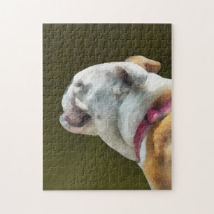 Puzzle Profil de Bouledogue Anglais