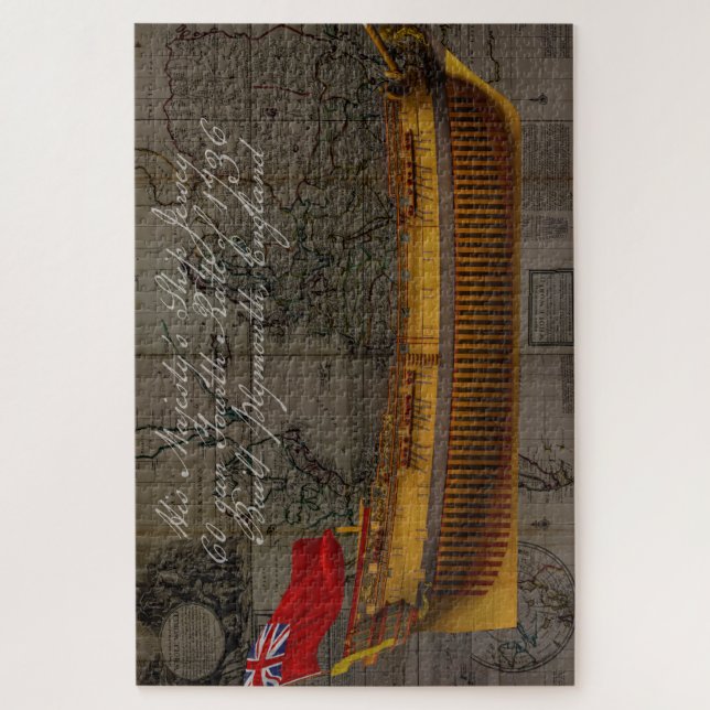 Puzzle Profil de peinture du navire Jersey (Vertical)