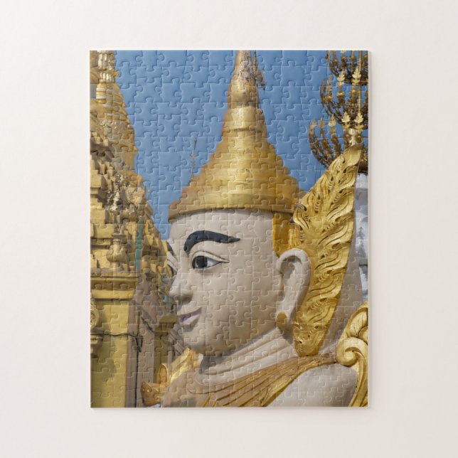 Puzzle Profil de statue de Bouddha (Vertical)