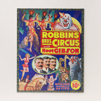 Puzzle PROGRAMME CIRQUE vintage DES ANNÉES 1930