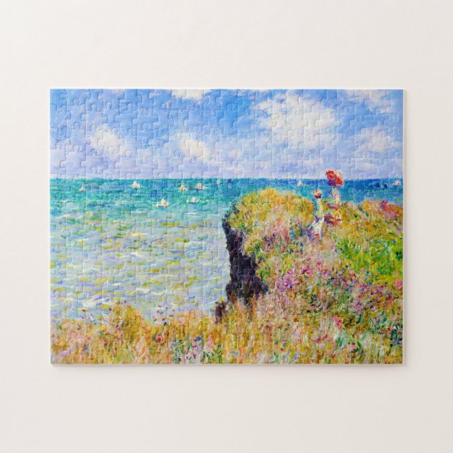 Puzzle Promenade de Clifftop chez Pourville Claude Monet (Horizontal)