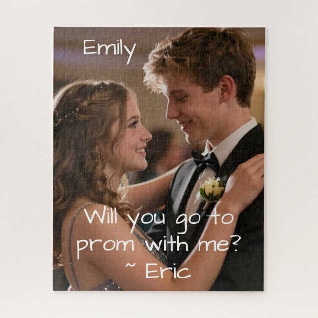 Puzzle Promposal | Will You go to Prom with Me? (Vertical)