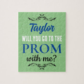 Puzzle Promptoire pour lui Prom ou Homecoming Custom Jigs