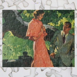 Puzzle Proposition vintage ; Voulez-Vous M'Épouser ?