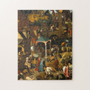 Puzzle Proverbe Néerlandais Pieter Bruegel L'Ancien
