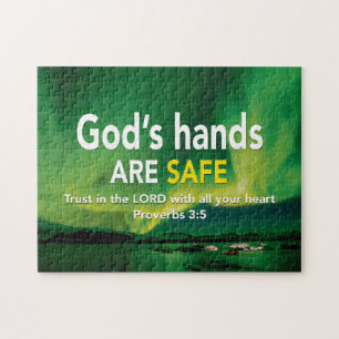 Puzzle Proverbs 3:5 TRUST IN THE LORD Christian